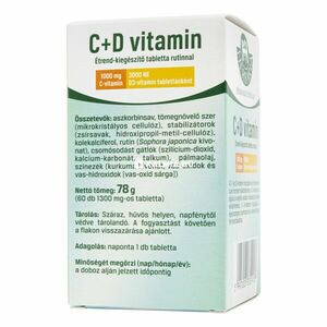 Herbária C+D-vitamin tabletta 60 db kép
