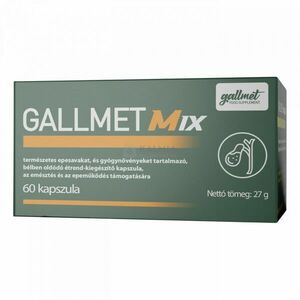 Gallmet Mix epesav és gyógynövény kapszula 60 db kép