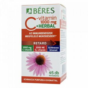 Béres C retard 1000 mg + herbal filmtabletta 45 db kép