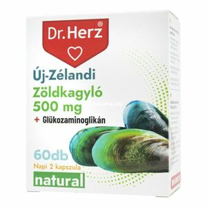 Dr. Herz zöldkagyló kivonat 500 mg kapszula 60 db kép