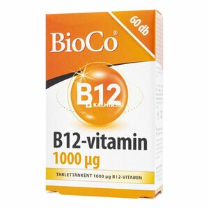 BioCo B12-vitamin 1000 mcg tabletta 60 db kép