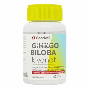 Goodwill Ginkgo biloba kivonat 120 mg kapszula 60 db kép