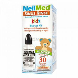 NeilMed Sinus Rinse gyermek orrmosó szett palack +30 db tasak kép