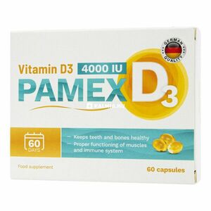 Pamex D3-vitamin 4000 NE kapszula 60 db kép