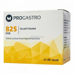 Progastro 825 élőflórát tartalmazó étrend-kiegészítő por felnőtteknek 31 db kép