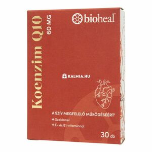 Bioheal Koenzim Q10 60 mg Szelénnel E-vitaminal és B1-vitaminnal kapszula 30 db kép