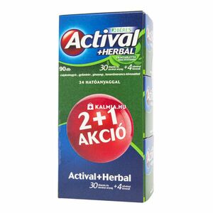 Actival +Herbal multivitamin filmtabletta 90 db kép