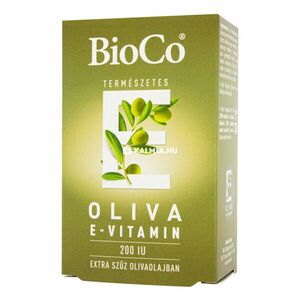 BioCo Oliva E-vitamin 134 mg extra szűz olívaolajban lágykapszula 60 db kép
