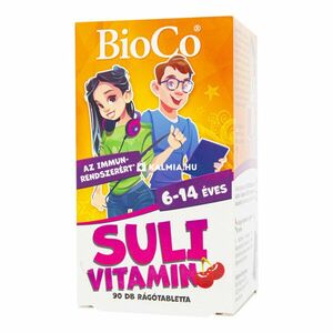 BioCo Suli vitamin cseresznye ízű rágótabletta 90 db kép