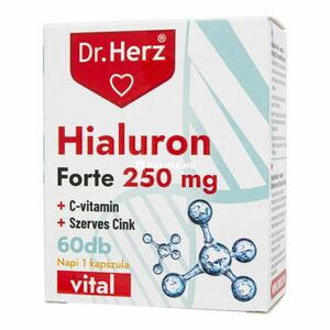 Dr. Herz Hialuron Forte 250 mg kapszula 60 db kép