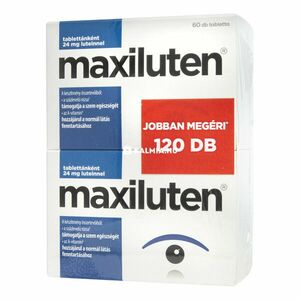 Maxiluten lutein tabletta duopack 2 x 60 db kép