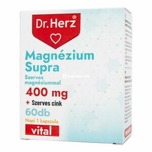 Dr. Herz Magnézium Supra 400 mg + Szerves Cink kapszula 60 db kép
