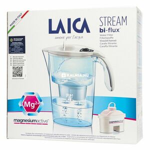 Laica Stream Line fehér vízszűrő kancsó 1 db magnesiumactive Bi-flux szűrőbetéttel 1 db kép