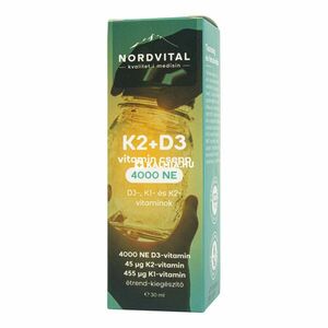 Nordvital K2-vitamin + D3-vitamin csepp 30 ml kép