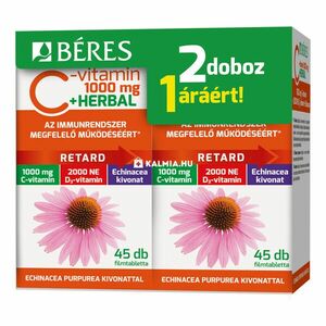 Béres C retard 1000 mg + herbal filmtabletta 45 + 45 db kép