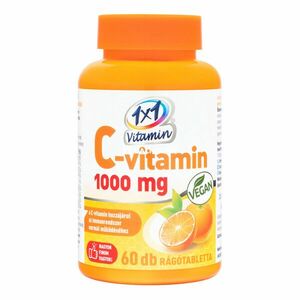1x1 Vitamin C-vitamin 1000 mg narancs ízű rágótabletta 60 db kép