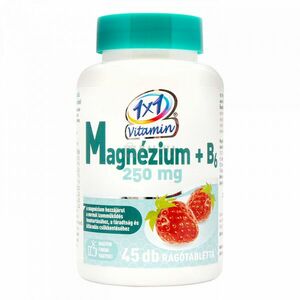 1x1 Vitamin Magnézium + B6-vitamin rágótabletta 250 mg 45 db kép