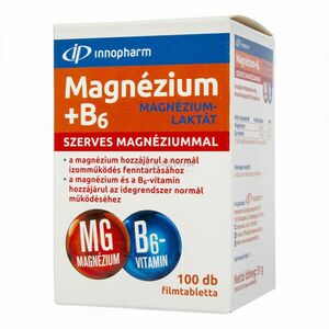 Innopharm Magnézium-laktát +B6-vitamin filmtabletta 100 db kép
