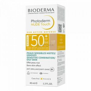 Bioderma Photoderm Nude Touch SPF50+ világos fényvédő 40 ml kép