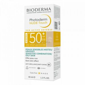 Bioderma Photoderm Nude Touch SPF50+ nagyon világos fényvédő 40 ml kép