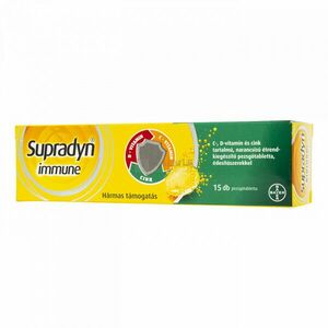 Supradyn Immune C- és D-vitamin + Cink pezsgőtabletta 15 db kép