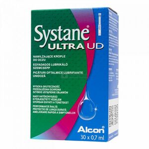 Systane Ultra Ud nedvesítő szemcsepp 30 db 0, 7 ml kép