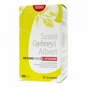 Szent-Györgyi C-vitamin 1000 mg retard tabletta 100 db kép