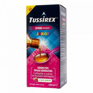 Tussirex Junior köhögés ellen szirup 120 ml kép