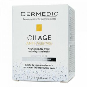 Dermedic Oilage tápláló bőrsűrűséget helyreállító, ránctalanító nappali krém 50 ml kép