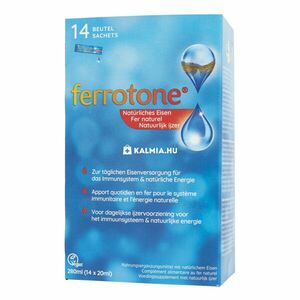 Ferrotone természetes vastartalmú forrásvíz 14 x 20 ml kép