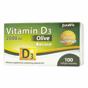 JutaVit D3-vitamin 2000 NE olíva lágykapszula 100 db kép