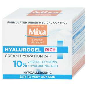 Mixa Hyalurogel Rich hialuronsavval gazdagított intenzíven hidrat... kép