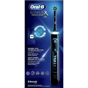 Oral-B Genius X Bluetooth Elektromos fogkefe - Midnight Black kép