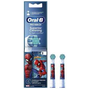 Oral-B EB10S Spiderman Elektromos fogkefe Pótfej - Pókember (2db) kép