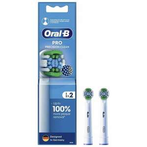 Oral-B EB20RX PrecisionClean Elektromos fogkefe Pótfej - Fehér (2db) kép