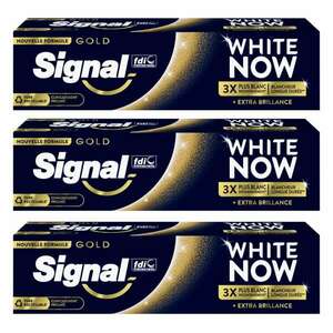 Signal White Now Gold Fogkrém 3x75ml kép