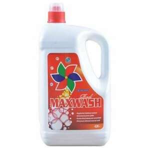MaxWash Red folyékony mosószer színes és fehér ruhaneműhöz, 4, 9 liter kép
