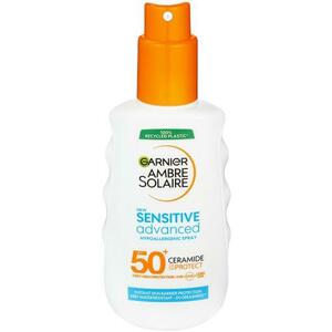 Ambre Solaire Sensitive Advanced Spray fényvédő világos érzékeny bőrre SPF 50+ 150ml kép