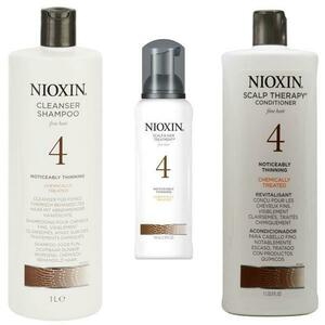 Nioxin - Maxi Csomag System 4: az elvékonyodásra hajlamos, vékonyszálú és festett hajra kép
