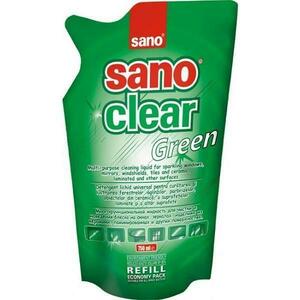 Ablaktisztító Tartalék, Zöld – Sano Clear Green Refill, 750 ml kép