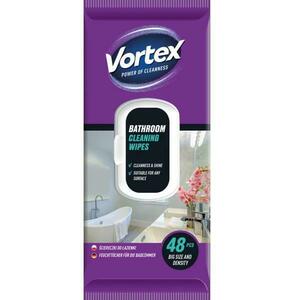 Nedves fürdőtisztító törlőkendők - Vortex Bathroom Cleaning Wipes, 48 db. kép
