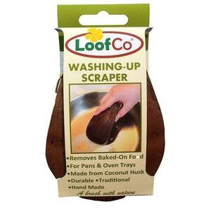 Kókuszdióhéjból Készült Lehúzó Edények Tisztítására - LoofCo Washing-up Scraper, 1 db. kép