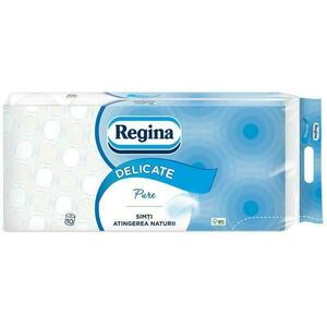 Toalettpapír 3 Rétegű - Regina Delicate Pure, 10 tekercs kép