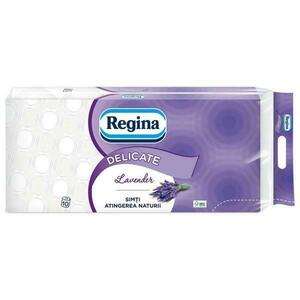 Toalettpapír, 3 Rétegű - Regina Delicate Lavender, 10 tekercs kép