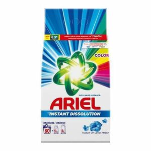 Automata mosópor színes ruhákhoz - Ariel Color Instant Dissolution Touch of Lenor Fresh, 6000 g kép