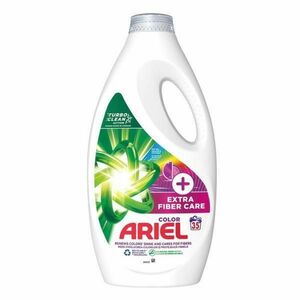 Automata folyékony mosószer színes ruhákhoz - Ariel + Extra Fibre Care Color Turbo Clean, 35 mosás, 1750 ml kép