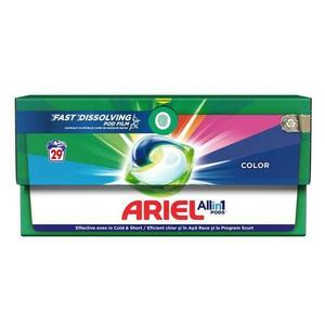 Automata mosószer gél kapszula színes ruhákhoz – Ariel All in One Pods Color Fast Dissolving, 29 db. kép