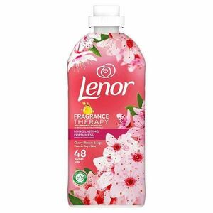 Ruhaöblítő Cseresznyevirág és Zsálya Illattal - Lenor Fragrance Therapy Cherry Blossom & Sage, 48 mosás, 1200 ml kép
