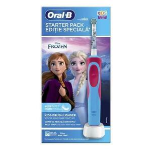 Elektromos fogkefe gyerekeknek - Oral-B Frozen, Extra Soft, 1 db. kép