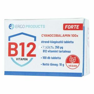 Cyanocobalamin forte B12-vitamin tabletta 100 db kép